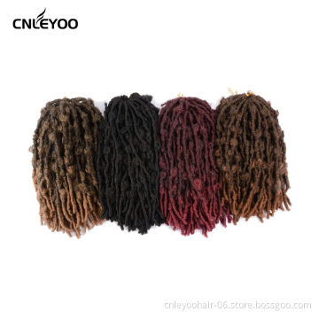 Wholesale 12 Inch 15 Roots Fluffy Butterfly Crochet Locs Pre-Looped Braids For Black Women Beauty